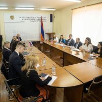 Գնել Սանոսյանն ընդունել է Սլովակիայի Հանրապետության էկոնոմիկայի նախարարի տեղակալ Պիտեր Գերհարտի գլխավորած պատվիրակությանը
