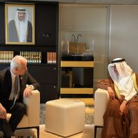 Նախագահ Վահագն Խաչատուրյանը հանդիպել է Կատարի պետնախարար Համադ բին Աբդուլազիզ ալ Կուվարիի հետ