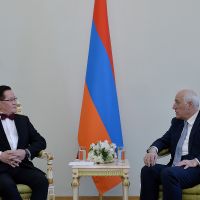 Նախագահ Վահագն Խաչատուրյանին իր հավատարմագրերն է հանձնել Հայաստանում Մոնղոլիայի նորանշանակ դեսպան Ուլզիիսաիխան Էնխտուվշինը
