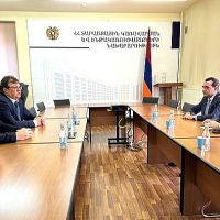 Գնել Սանոսյանն ընդունել է «ԳեոՊրոՄայնինգ» ընկերությունների խմբի նախագահ, ԶՊՄԿ գլխավոր տնօրենին և «Ագարակի պղնձամոլիբդենային կոմբինատ» ՓԲԸ-ի գործադիր տնօրենին