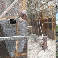 Շարունակվում են Բջնի գյուղի Սբ. Աստվածածին եկեղեցու պատի վերականգնման աշխատանքները