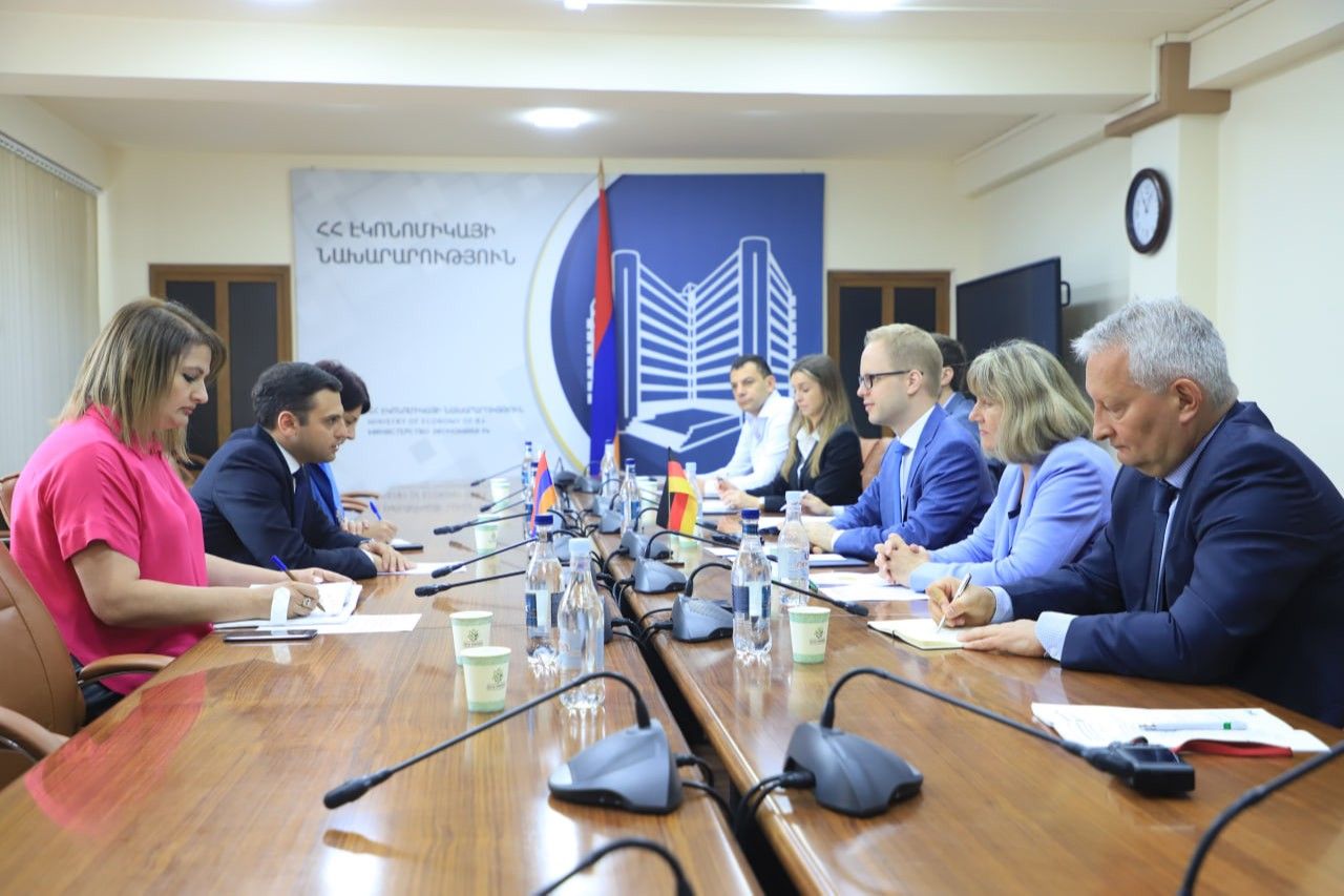 Էկոնոմիկայի նախարարությունում կայացել է հանդիպում գերմանական պատվիրակության հետ