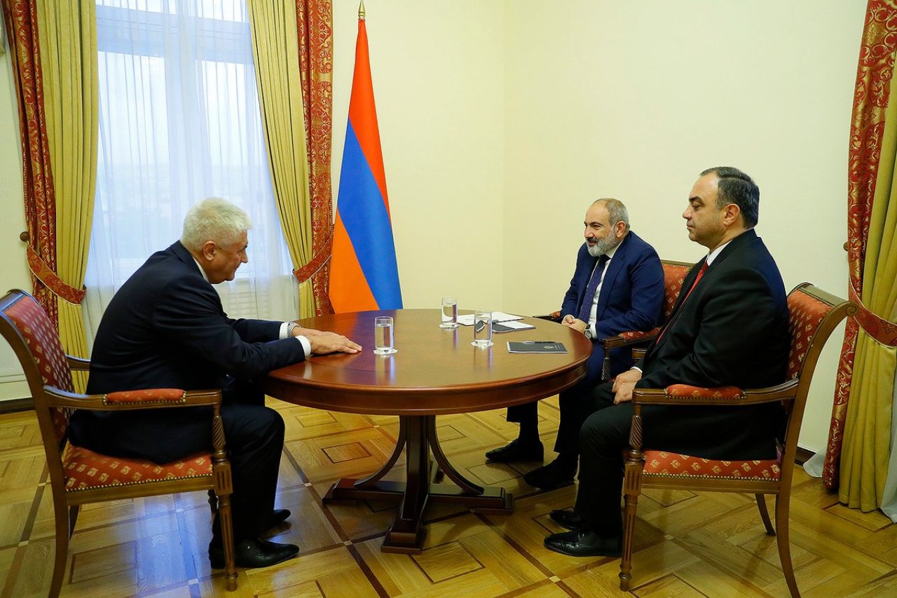 Վարչապետն ընդունել է ՌԴ Ներքին գործերի նախարարին