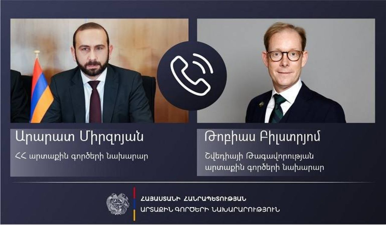 Միրզոյանը Բիլստրյոմին է  ներկայացրել ԼՂ ժողովրդի զանգվածային բռնի տեղահանման հետևանքով ստեղծված իրավիճակը