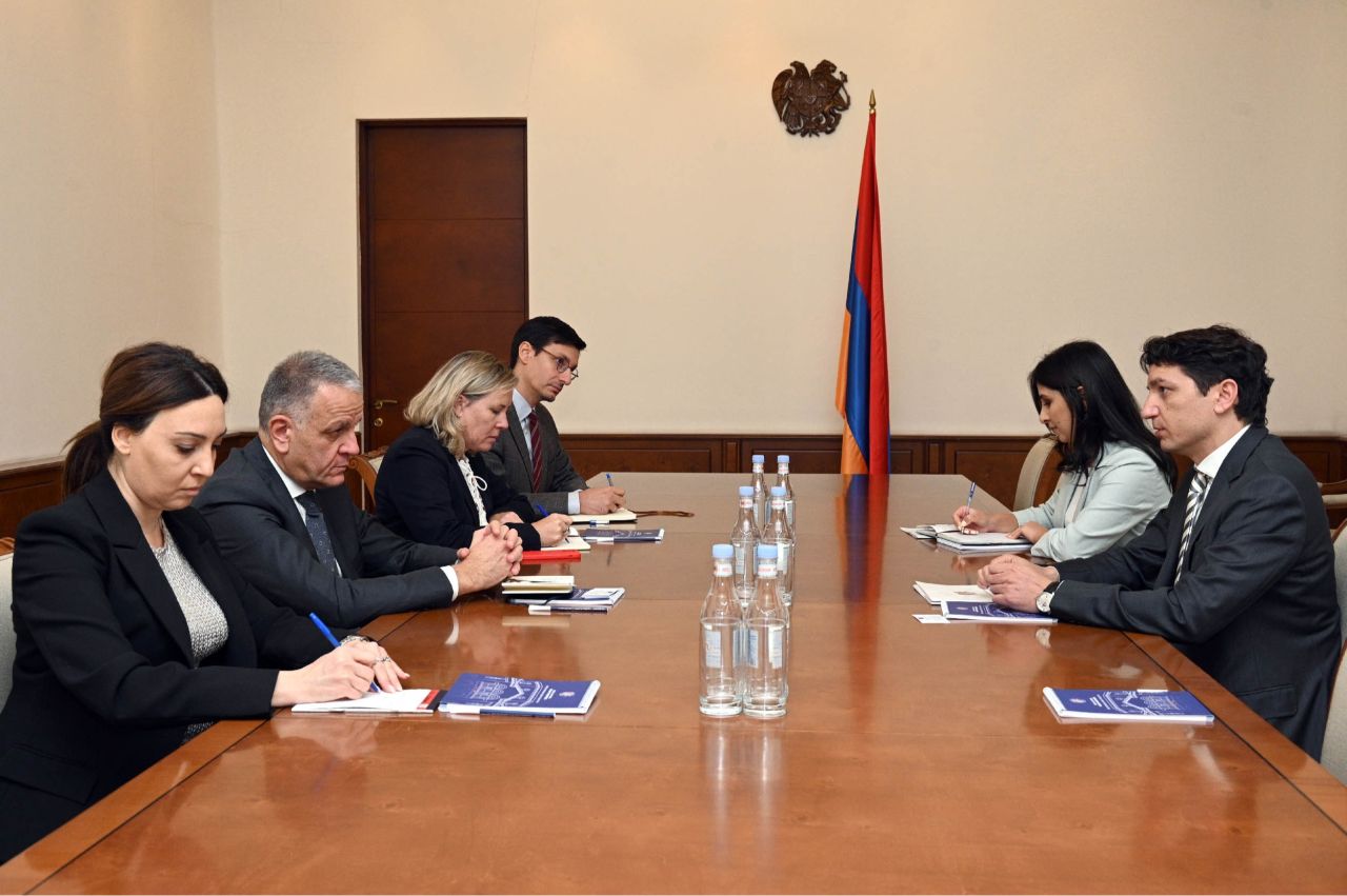 Ֆինանսների նախարարն աշխատանքային հանդիպում է ունեցել ԵՄ նորանշանակ դեսպանի հետ