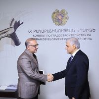 Քաղաքաշինության կոմիտեի նախագահը հանդիպել է Հայաստանում Իրանի Իսլամական Հանրապետության դեսպանին