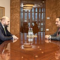 ՀԲՄ նախագահ Դանիել Ազատյանը հանդիպել է ՀՀ ԿԲ նախագահ Մարտին Գալստյանին