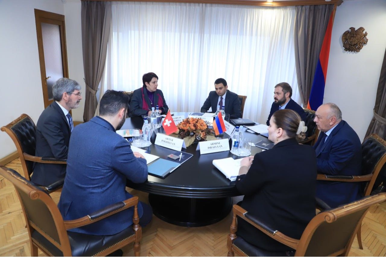 Քննարկվել են Հայաստանում Շվեյցարական համագործակցության գրասենյակի կողմից իրականացվող ծրագրերը