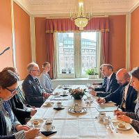 Արմեն Գրիգորյանը  հանդիպել  է Շվեդիայի վարչապետի գրասենյակի ԵՄ հարցերով նախարարի պետական քարտուղար Քրիստիան Դանիելսոնի հետ