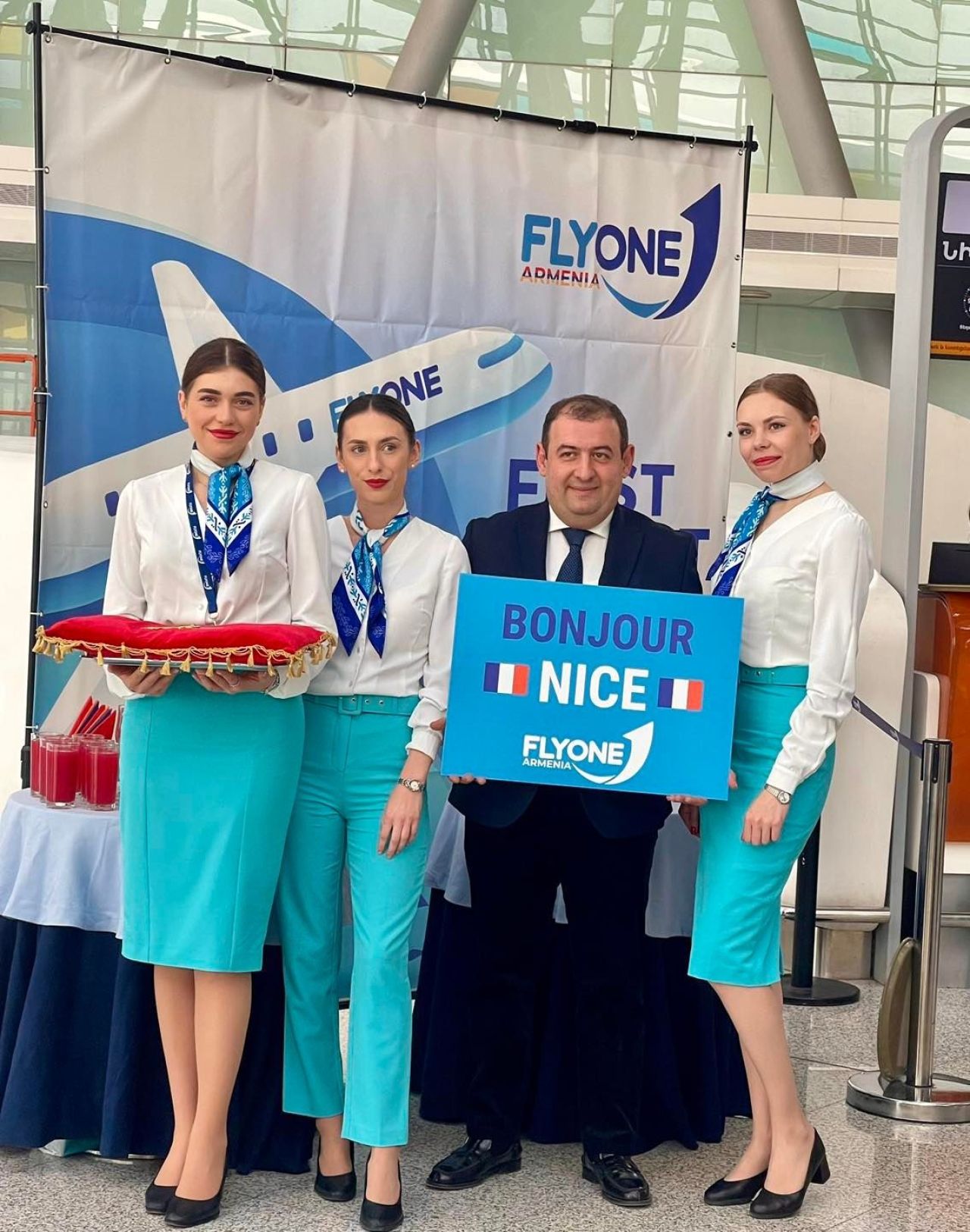 Авиакомпания FLYONE ARMENIA начала выполнение полетов по направлению Ереван-Ницца-Ереван