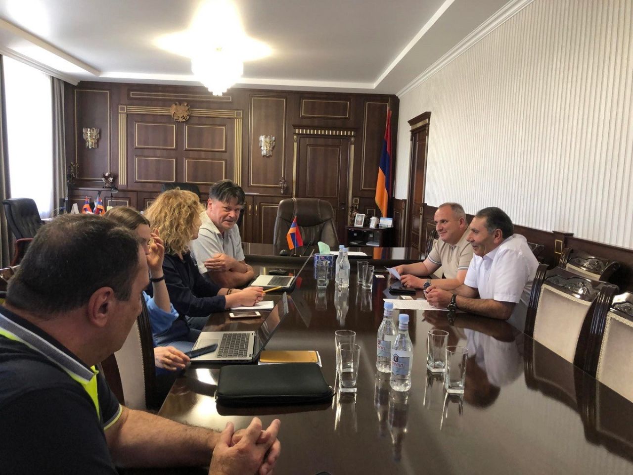Վարդենիս համայնքի ղեկավար Ահարոն Խաչատրյանն ընդունեց ՄԱԿ-Ի պարենի համաշխարհային ծրագրի Հռոմի գրասենյակի ներկայացուցիչներին