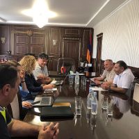 Վարդենիս համայնքի ղեկավար Ահարոն Խաչատրյանն ընդունեց ՄԱԿ-Ի պարենի համաշխարհային ծրագրի Հռոմի գրասենյակի  ներկայացուցիչներին