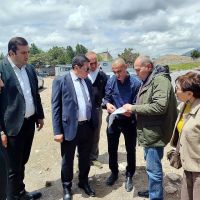Քաղաքաշինության կոմիտեի նախագահը շրջայց է կատարել Եղվարդի բժշկական կենտրոնի շինհրապարակում