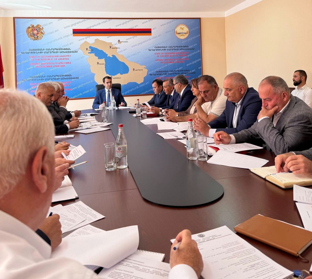 Գեղարքունիքի մարզպետ Կարեն Սարգսյանը անցկացրել է աշխատանքային խորհրդակցություն