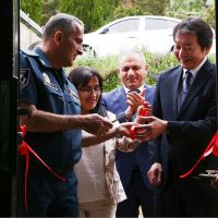 Ծաղկաձոր համայնքի Մեղրաձոր բնակավայրում բացվեց հրշեջ փրկարարական հենակետ