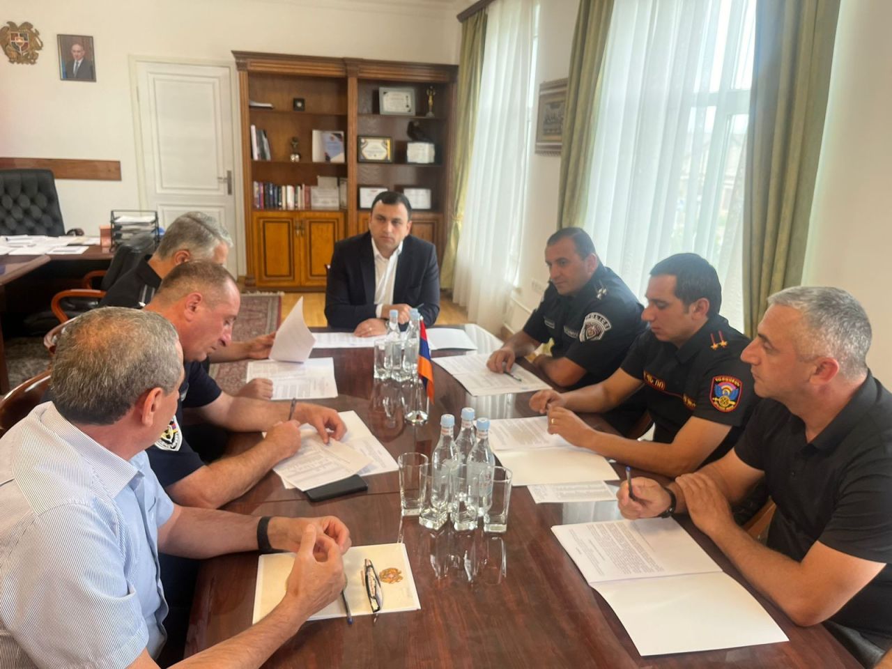 ՀՀ Արմավիրի մարզպետ Արգիշտի Մեխակյանի նախագահությամբ տեղի է ունեցել մարզային զորակոչային հանձնաժողովի նիստ