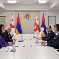Իրակլի Կոբախիձեն հանդիպել է Արփինե Սարգսյանի հետ