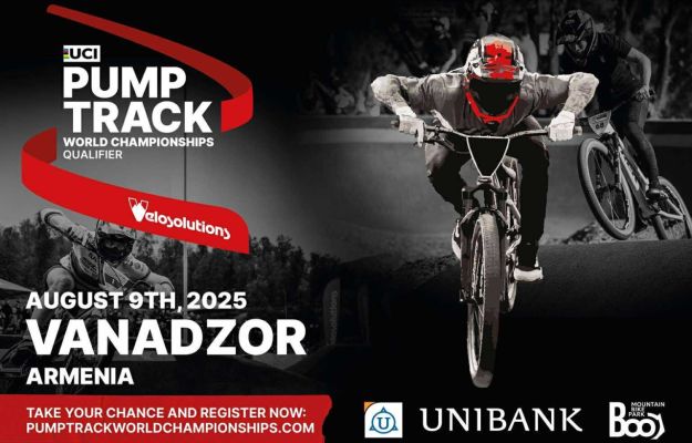 Unibank - the Main Sponsor of the Velosolutions UCI Pump Track World Championship Qualifier in Armenia