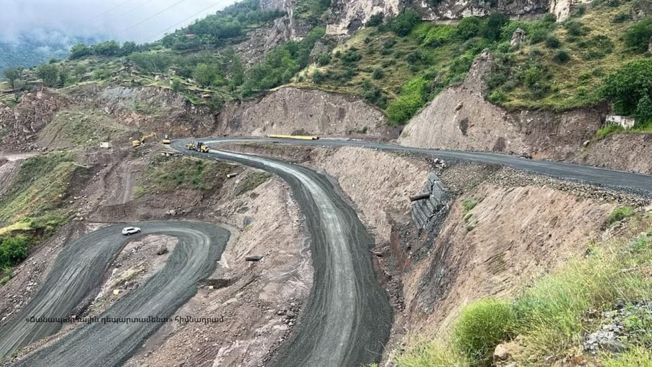 Պայթեցման աշխատանքներ Խոտ-Որոտան ավտոճանապարհին