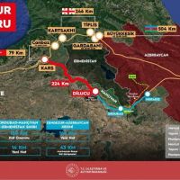 Թուրքիան սկսում է Ադրբեջանի ուղղությամբ երկաթուղու կառուցումը