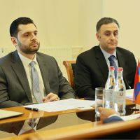 ՀՀ ՇՄ նախարար Համբարձում Մաթևոսյանն ընդունել է «ԱրմՍվիսԲանկ» ՓԲԸ-ի գործադիր տնօրեն Գևորգ Մաչանյանին