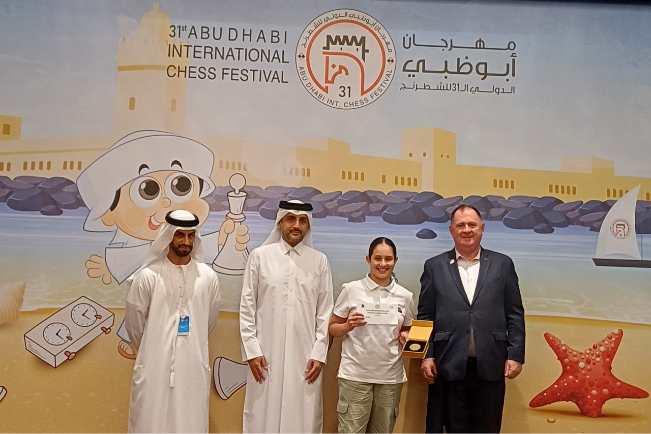 Gabriela Harutyunyan clinches  Rapid Chess Title at Abu Dhabi Festival