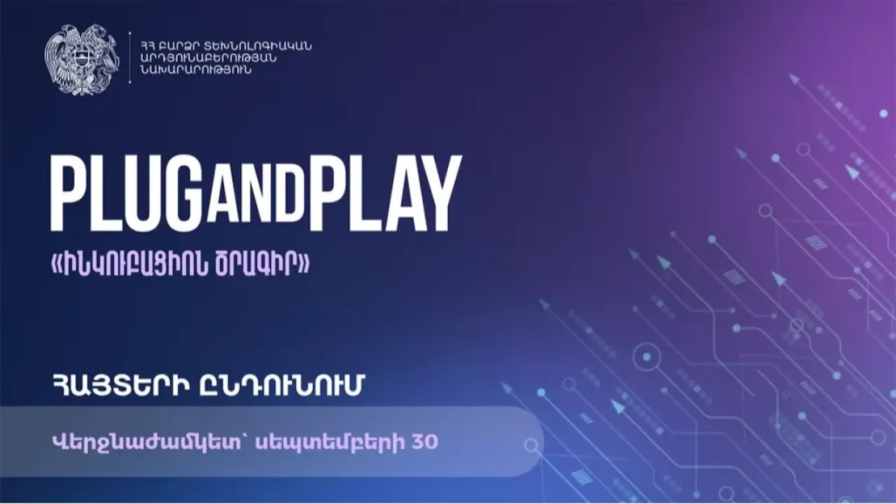 Plug and Play միջազգային աքսելերատորը Հայաստանում կիրականացնի «Ինկուբացիոն ծրագիր»
