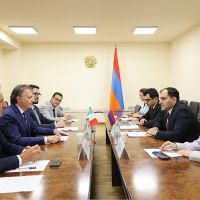 Գևորգ Մանթաշյանն ընդունել է ՀՀ-ում Իտալիայի Հանրապետության արտակարգ և լիազոր դեսպանին