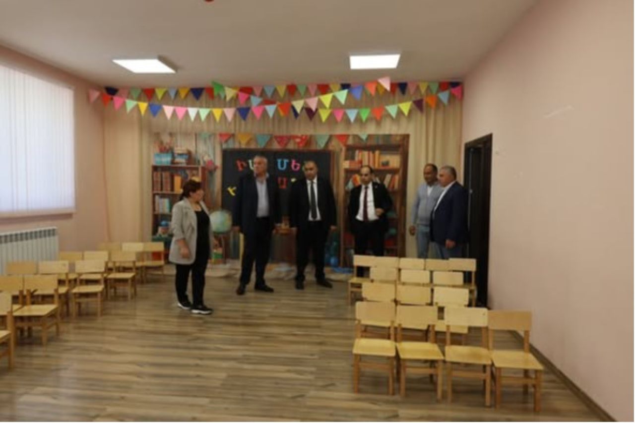 Դիտարկվել են Արագածոտնի մարզում սուբվենցիոն ծրագրերով կառուցվող ու վերակառուցվող մանկապարտեզների շինաշխատանքները
