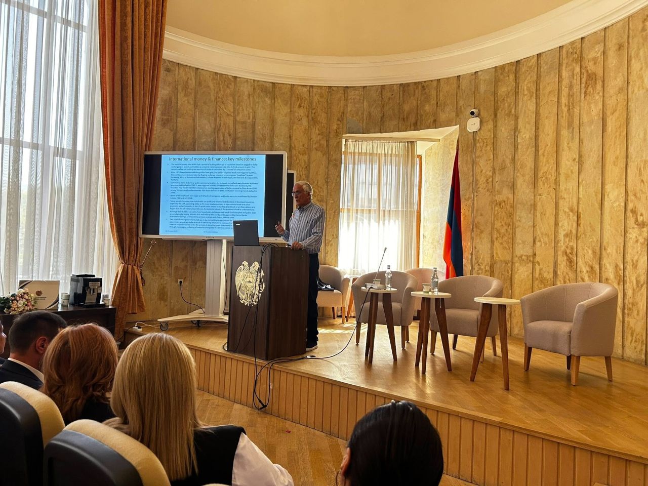 Հանդիպում Ժնևի Վեբստեր համալսարանի ադյուտանտ-պրոֆեսոր Ռուբեն Ինջիկյանի հետ