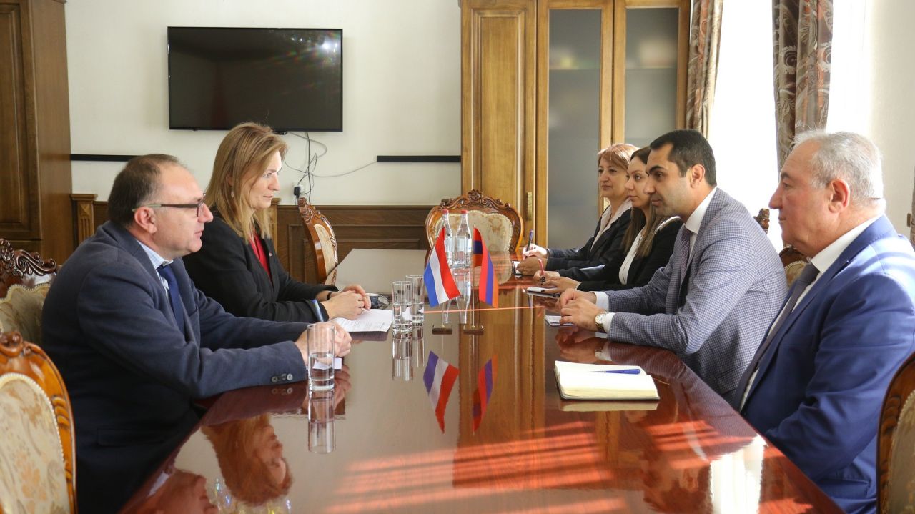 Գեղարքունիքի մարզպետ Կ․Սարգսյանը հյուրընկալել է Հայաստանում Նիդերլանդների արտակարգ և լիազոր դեսպանին