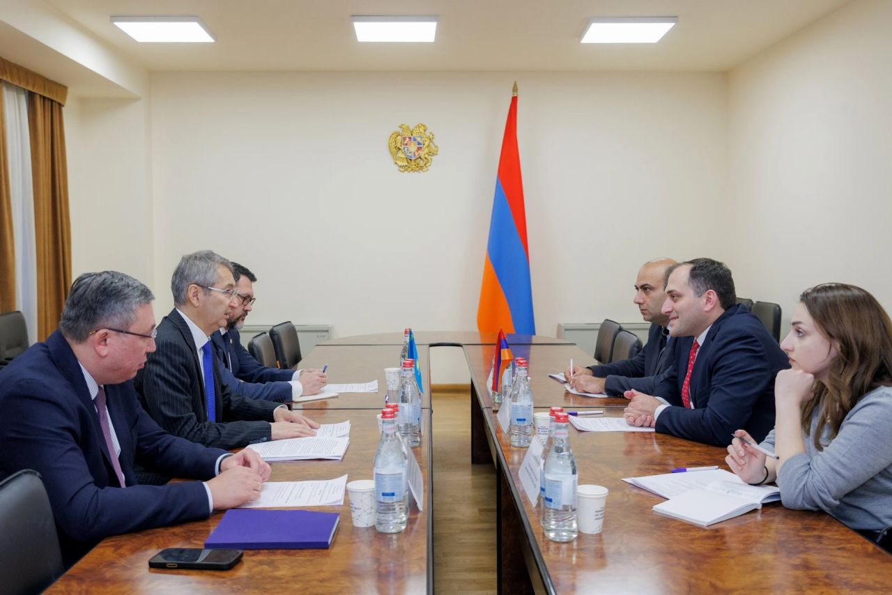 Գևորգ Մանթաշյանն ընդունել է ՀՀ-ում Ղազախստանի Հանրապետության  դեսպանին