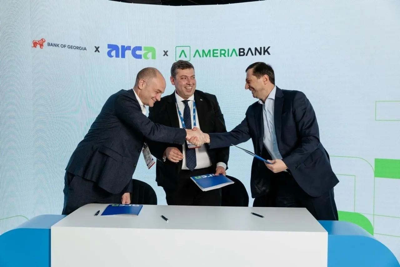 Arca ազգային վճարային համակարգը, Բենք օֆ Ջորջիան և Ամերիաբանկը ստորագրեցին փոխըմբռնման հուշագիր