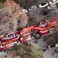 Մետրոյի «Հանրապետության հրապարակ» կայարանի հարևանությամբ բացվել է աշխարհի ամենամեծ հայկական գորգով խաղահրապարակը