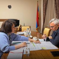 Ջրային կոմիտեի նախագահը հանդիպել է «Վեոլիա Ջուր» ՓԲԸ-ի գլխավոր տնօրենի հետ