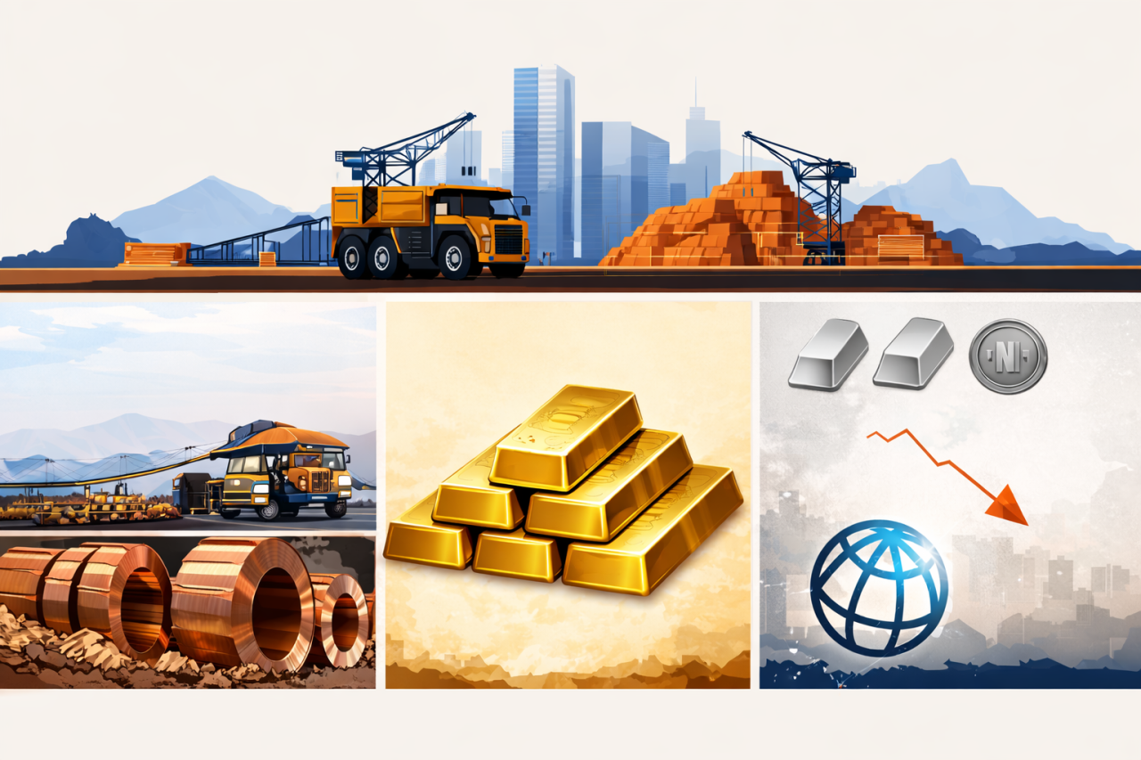 Մետաղների գների դինամիկան 2025-ին․ շուկան՝ աճի և անկման խաչմերուկում