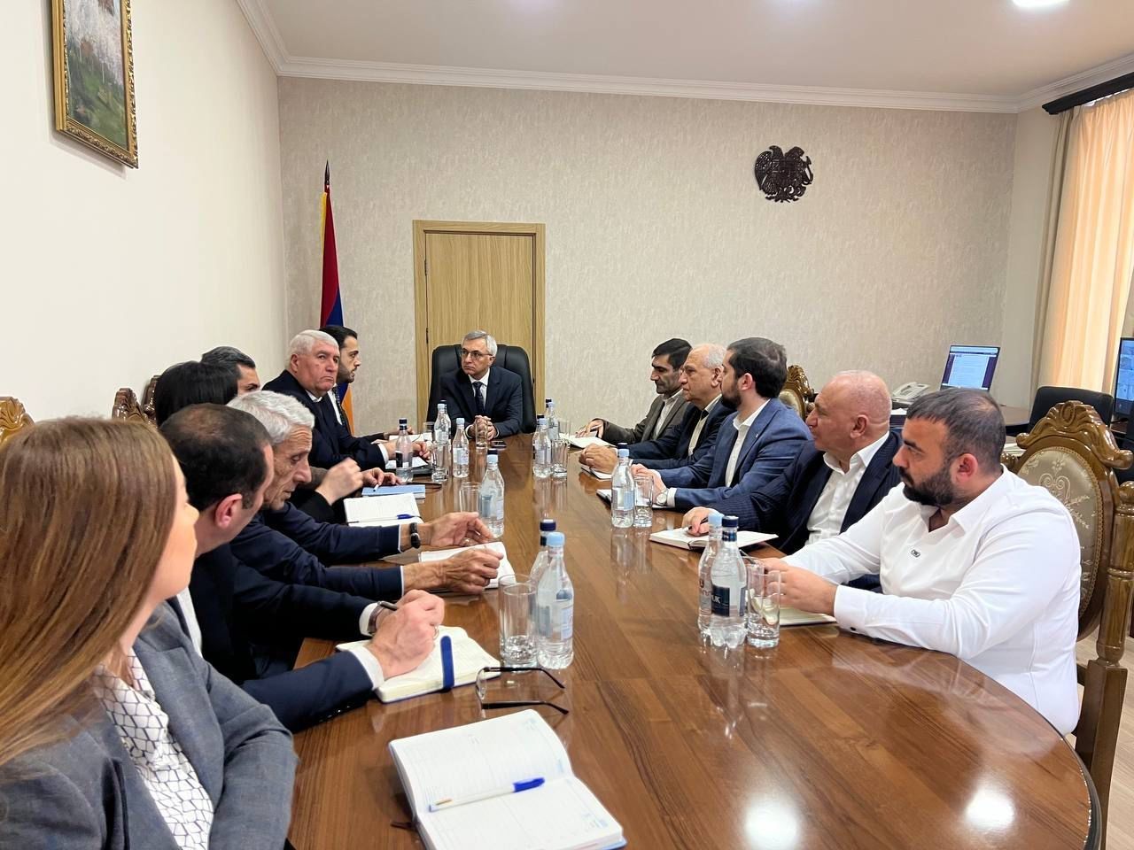 Ջրային կոմիտեի նախագահ Արամազդ Ղալամքարյանն այցելել է «Մելիորացիա» ՓԲԸ