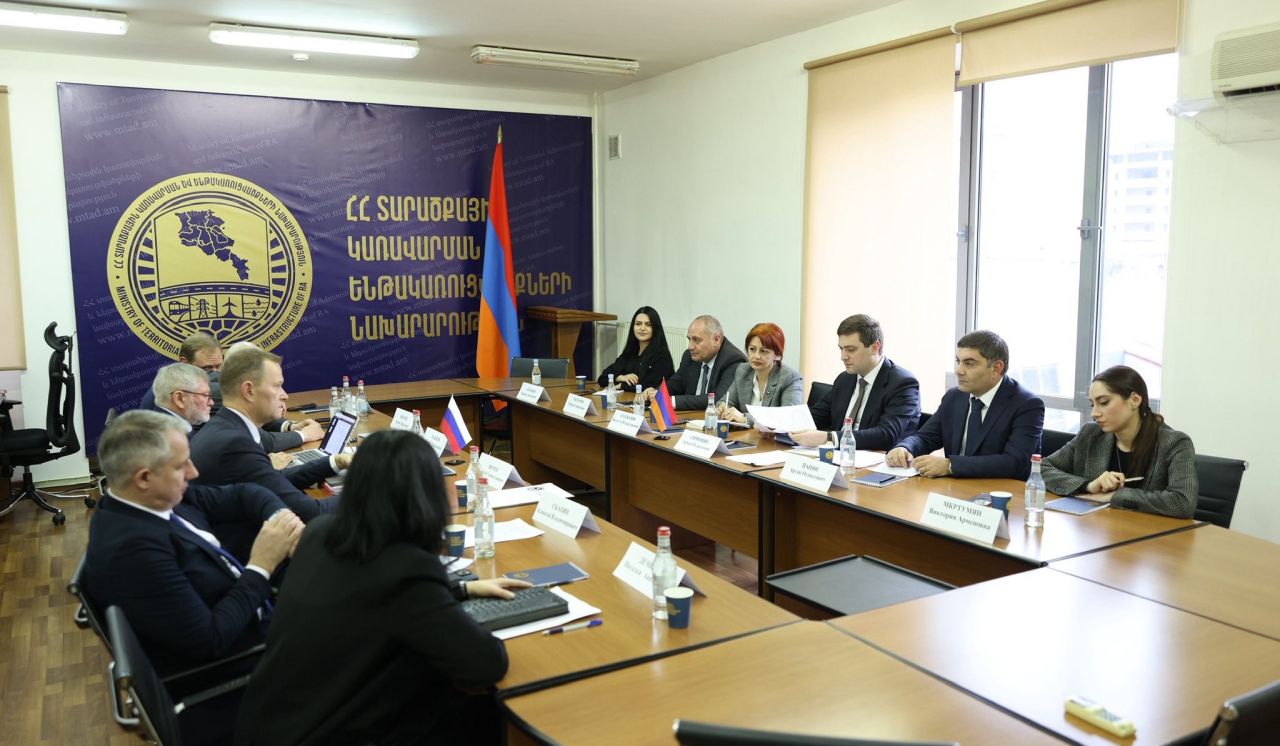 Ռուսական կողմի հետ քննարկվել է երկաթուղային ենթակառուցվածքների վերականգնումը