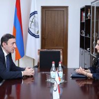 Անահիտ Մանասյանը և Բաբկեն Թունյանը քննարկել են գործարարության ոլորտում իրավունքների պաշտպանությանն առնչվող հարցեր