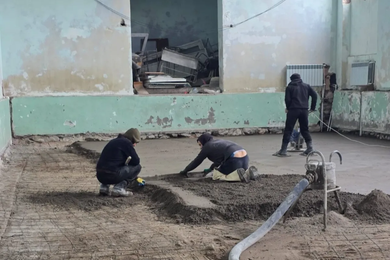 Վերանորոգվում է Ծովագյուղի միջնակարգ դպրոցի շենքը