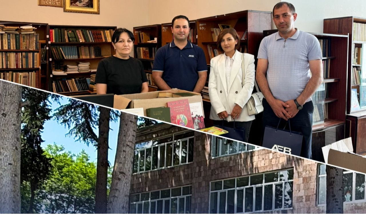 Հայէկոնոմբանկը գրքեր է նվիրաբերել Տավուշի սահմանամերձ Սարիգյուղ համայնքի դպրոցական գրադարանին