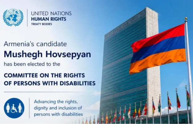 Հայաստանի թեկնածուն ընտրվել է ՄԱԿ-ի Հաշմանդամություն ունեցող անձանց հանձնաժողովի անդամ