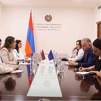 Սրբուհի Գալյանը դեսպան Մարագոսի հետ քննարկել է ՀՀ-ԵՄ վիզաների ազատականացման գործողությունների ծրագրի ընթացքը
