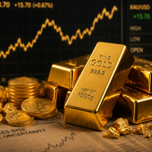 Ոսկու գինը ճնշման տակ է․ ուժեղ դոլարը և տոկոսադրույքների սպասումները սահմանափակում են աճը