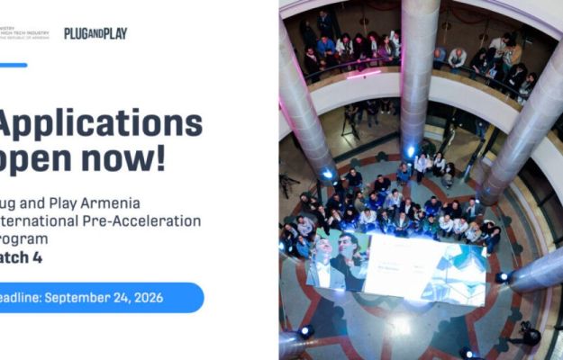 Plug and Play Armenia-ն ընդունում է նախաաքսելերացիոն նոր ծրագրի հայտերը