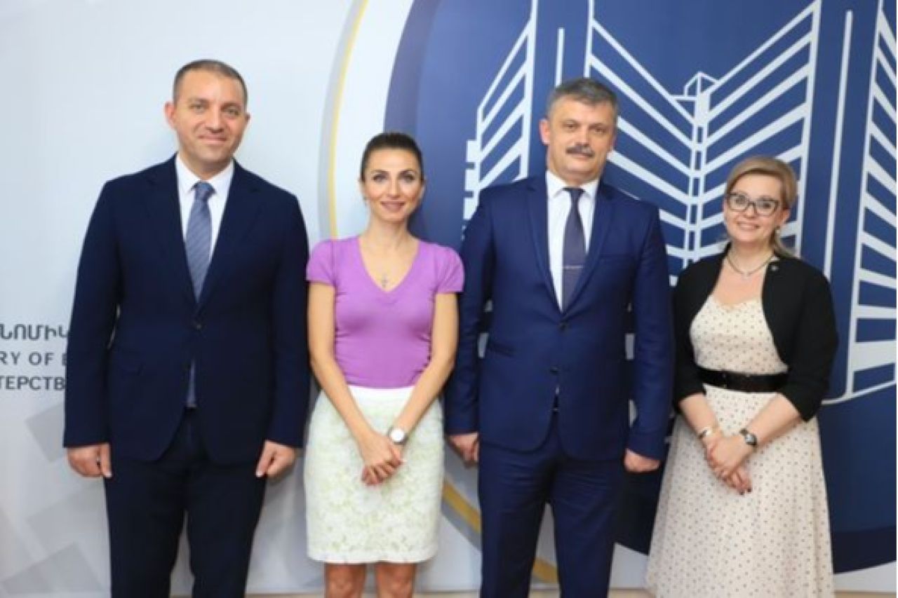 Վահան Քերոբյանը ընդունել է Բելառուսի սպորտի և զբոսաշրջության նախարար Սերգեյ Կովալչուկի գլխավորած պատվիրակությանը