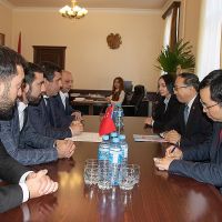 Արամ Խաչատրյանը հյուրընկալել է Չինաստանի ժողովրդական հանրապետության արտակարգ և լիազոր դեսպան Ֆան Յոնգին