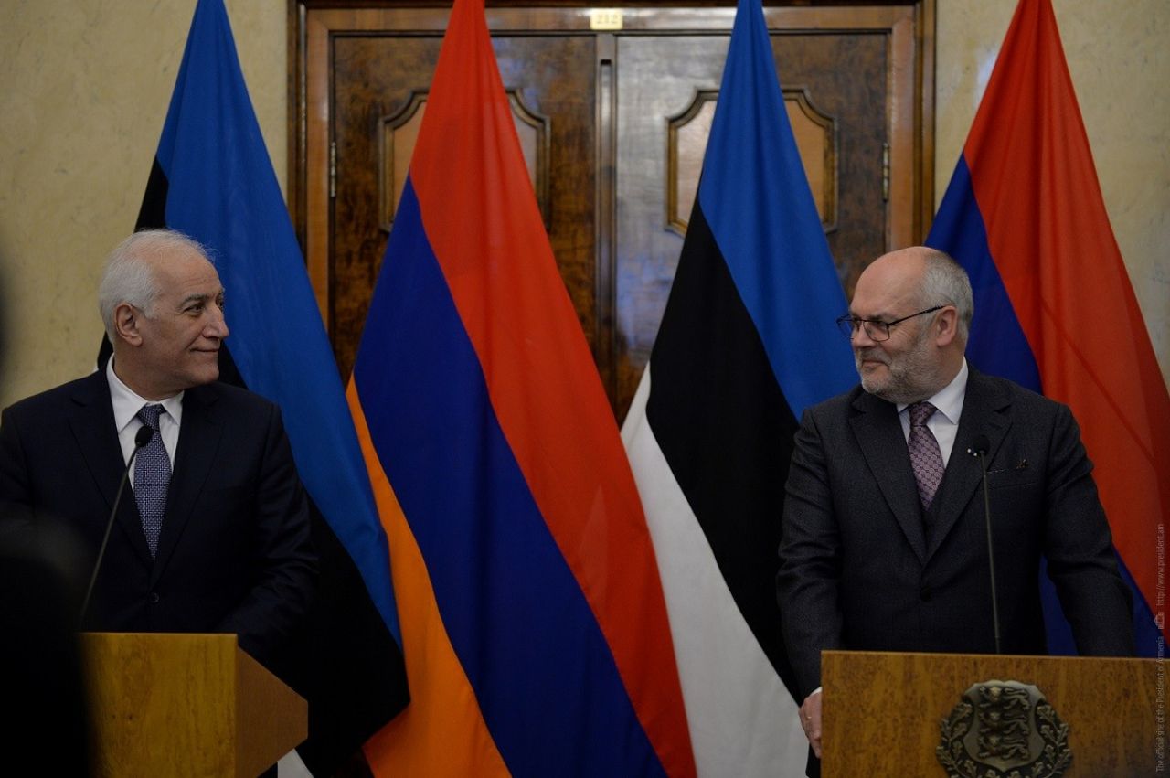 Հայաստանի և Էստոնիայի նախագահները հանդես են եկել ԶԼՄ ներկայացուցիչների համար հայտարարություններով
