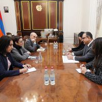 Փոխվարչապետ Տիգրան Խաչատրյանը հյուրընկալել է Ֆրանսիայի դեսպան Անն Լույոյին