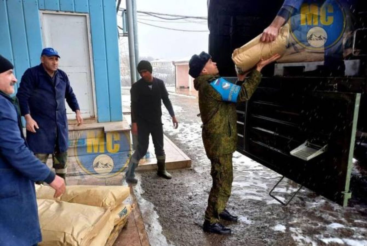 ՌԴ խաղաղապահներն ավելի քան 35 տոննա հումանիտար բեռ են հասցրել Արցախի բնակիչներին